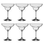 Taça De Cristal Bohemia Para Margarita 260 ml Bar 6 Peças
