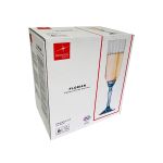 Taça de Vidro Bormioli Rocco Para Champanhe 210 ml Florian Blue 6 Peças
