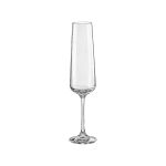 Taça de Cristal Bohemia Para Champanhe 200 ml Sandra 1 Peça