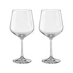 Taça de Cristal Bohemia Para Vinho ou Gin 570 ml Sandra 2 Peças