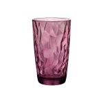 Copo Alto De Vidro Bormioli Rocco 470 ml Lilás Diamond 1 Peça