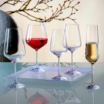 Taça de Cristal Bohemia Para Vinho 550 ml Sandra 1 Peça