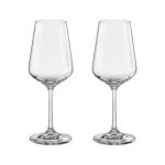 Taça de Cristal Bohemia 450 ml Sandra 2 Peças