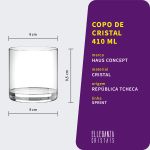 Copo Baixo De Cristal Haus Concept Para Whisky 410 ml Sprint 1 Peça
