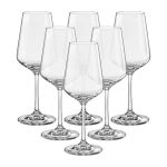 Taça de Cristal Bohemia 450 ml Sandra 6 Peças