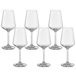 Taça de Cristal Bohemia 450 ml Sandra 6 Peças