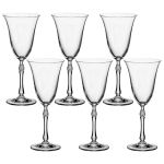 Taça de Cristal Bohemia Para Vinho 350 ml Parus 6 Peças