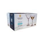 Taça de Cristal Bohemia Para Martini 280 ml Parus 6 Peças