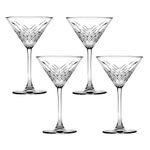 Taça De Vidro Pasabahçe Para Martini 230 ml Timeless 4 Peças