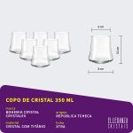 Jogo de Cristal Bohemia Xtra Taças Copos e Decanter 43 Peças