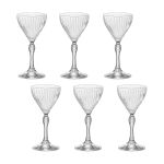 Taça de Vidro Bormioli Rocco Nick & Nora 140 ml America 20s 6 Peças