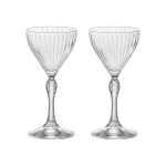 Taça de Vidro Bormioli Rocco Nick & Nora 140 ml America 20s 2 Peças