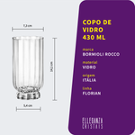 Copo De Vidro 430 ml Florian Bormioli Rocco