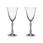 Taça de Cristal Bohemia Para Vinho 250 ml Parus 2 Peças