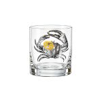 Copo Baixo De Cristal Bohemia 280 ml Zodiac Câncer 1 Peça