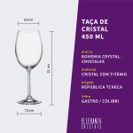 Jogo de Copos e Taças de Cristal Bohemia 24 Peças