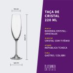 Jogo de Copos e Taças de Cristal Bohemia 24 Peças