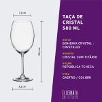 Jogo de Copos e Taças de Cristal Bohemia 24 Peças