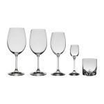 Kit de Taças e Copos de Cristal Bohemia 30 Peças