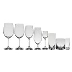 Kit de Taças e Copos De Cristal Bohemia 48 Peças