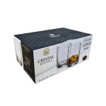 Copo Baixo De Cristal Bohemia 320 ml Larus 6 Peças