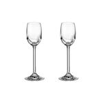 Taça De Cristal Bohemia Para Licor 65 ml Anna 2 Peças