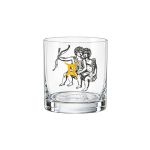 Copo Baixo De Cristal Bohemia 280 ml Zodiac Gêmeos 1 Peça