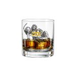 Copo Baixo De Cristal Bohemia 280 ml Zodiac Aquário 1 Peça