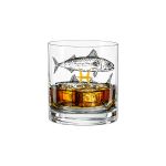 Copo Baixo De Cristal Bohemia 280 ml Zodiac Peixes 1 Peça