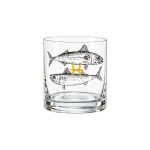 Copo Baixo De Cristal Bohemia 280 ml Zodiac Peixes 1 Peça