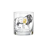 Copo Baixo De Cristal Bohemia 280 ml Zodiac Leão 1 Peça