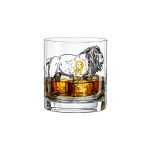 Copo Baixo De Cristal Bohemia 280 ml Zodiac Leão 1 Peça