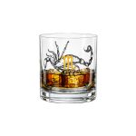 Copo Baixo De Cristal Bohemia 280 ml Zodiac Escorpião 1 Peça