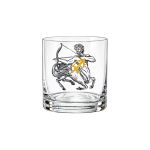 Copo Baixo De Cristal Bohemia 280 ml Zodiac Sagitário 1 Peça