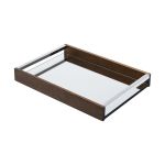 Bandeja de Madeira Woodart com Espelho Naturals 36x25 cm 1 Peça