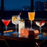 Jogo com 6 Taças De Vidro Para Cocktail 220 ml America 20's Bormioli Rocco