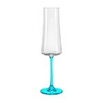 Taça De Cristal Bohemia Para Champanhe 210 ml Ciano Xtra 1 Peça