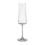 Taça De Cristal Bohemia Para Champanhe 210 ml Fumê Xtra 1 Peça