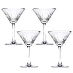 Taça De Vidro Pasabahçe Para Martini 220 ml Elysia 4 Peças