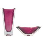 Jogo De Vaso Decorativo e Centro de Mesa Okinawa Bohemia