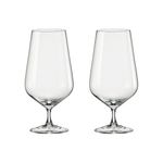 Taça de Cristal Bohemia Para Cerveja 380 ml Sandra 2 Peças