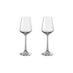 Taça de Cristal Bohemia Para Licor 65 ml Sandra 2 Peças