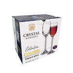 Taça De Cristal Bohemia Para Licor 65 ml Colibri 6 Peças