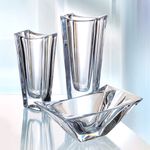 Vaso Decorativo de Cristal Bohemia Okinawa 1 Peça