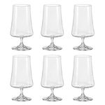 Taça de Cristal Bohemia Para Cerveja 380 ml Xtra 6 Peças