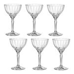 Taça Coupe de Vidro Bormioli Rocco Para Coquetel 240 ml Florian 6 Peças