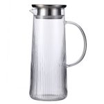 Jarra de Vidro Borossilicato Fracalanza Com Tampa 1400 ml Twinkle 1 Peça