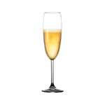 Taça De Cristal Pasabahçe Para Champanhe 220 ml Sidera 6 Peças