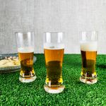 Jogo com 2 Copos De Cristal Para Cerveja 210 ml Catarinense Bohemia