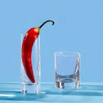 Jogo com 2 Copos De Cristal Para Shot 60 ml Linha Barline Bohemia